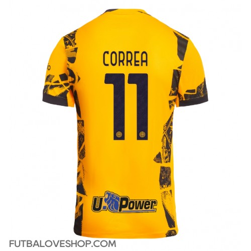 Dres Inter Milan Joaquin Correa #11 Tretina 2024-25 Krátky Rukáv